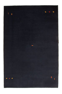 Alfombra Gabbeh - Indus - 300 x 200 cm - azul oscuro