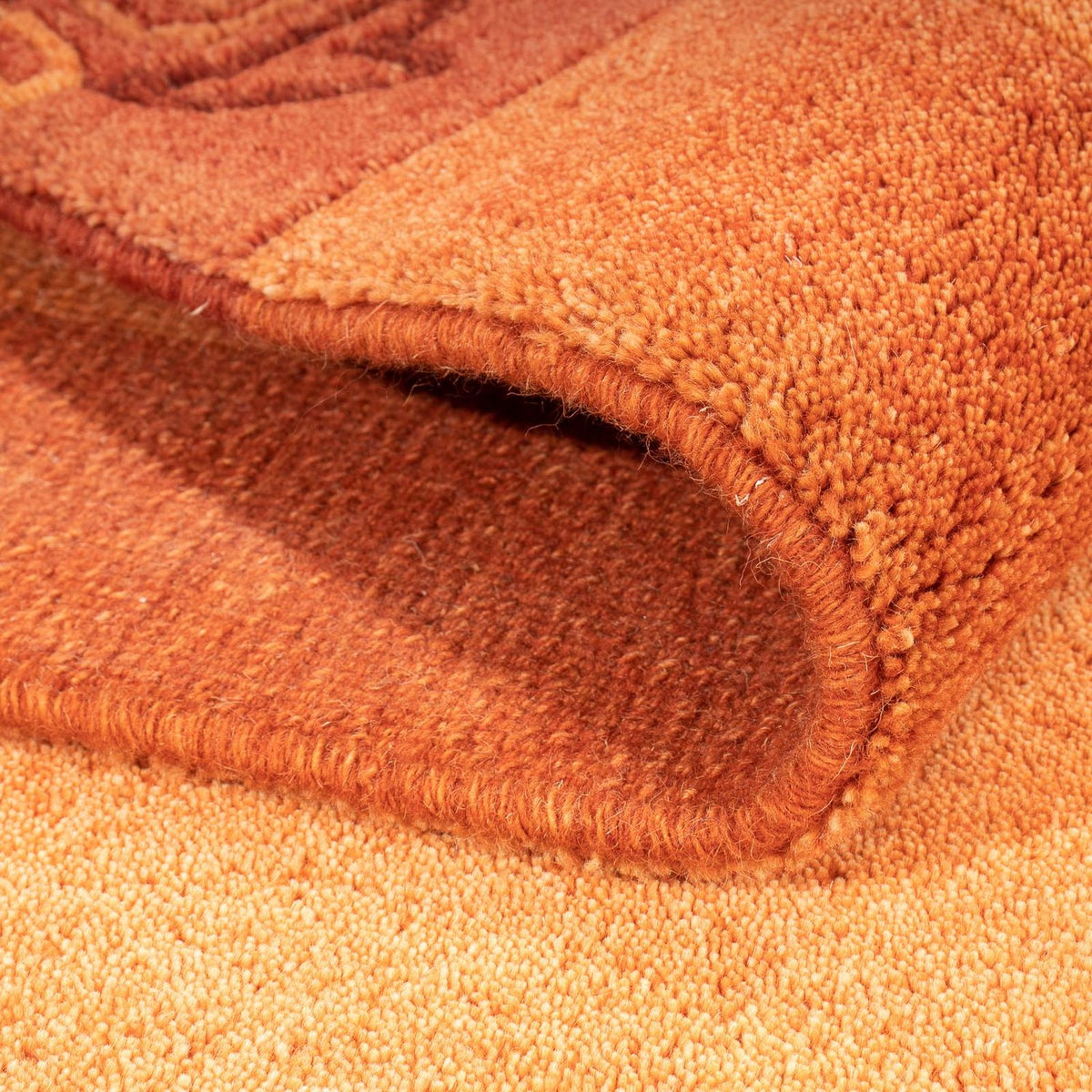 Alfombra de Nepal - 180 x 117 cm - naranja