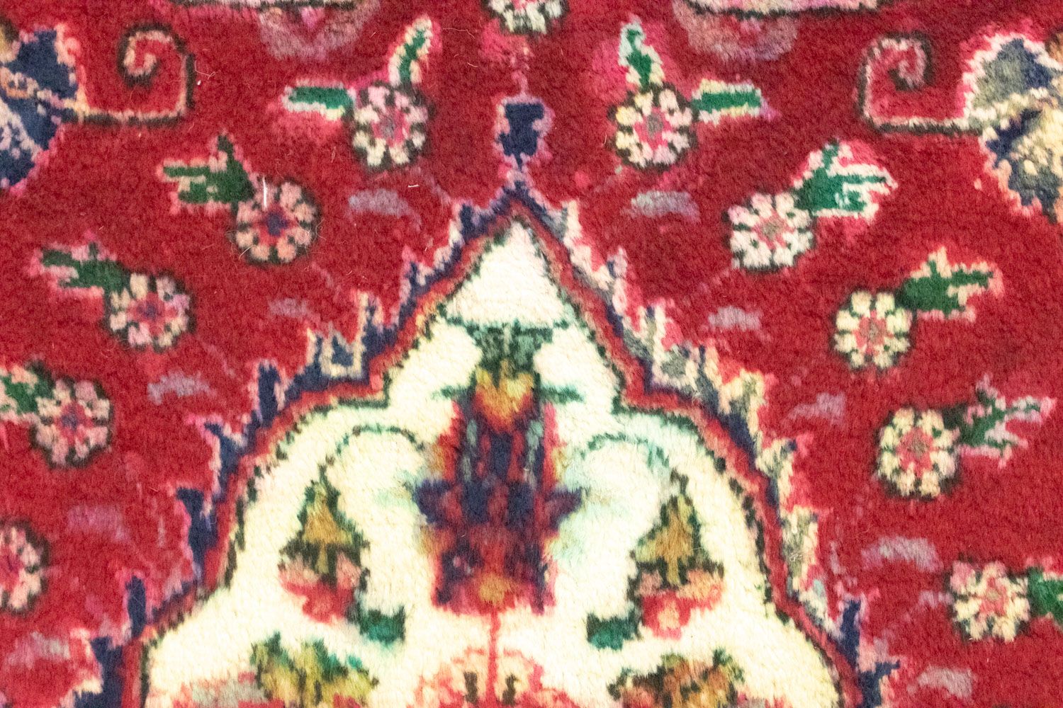 Alfombra de pasillo Alfombra persa - Tabriz - 417 x 85 cm - rojo
