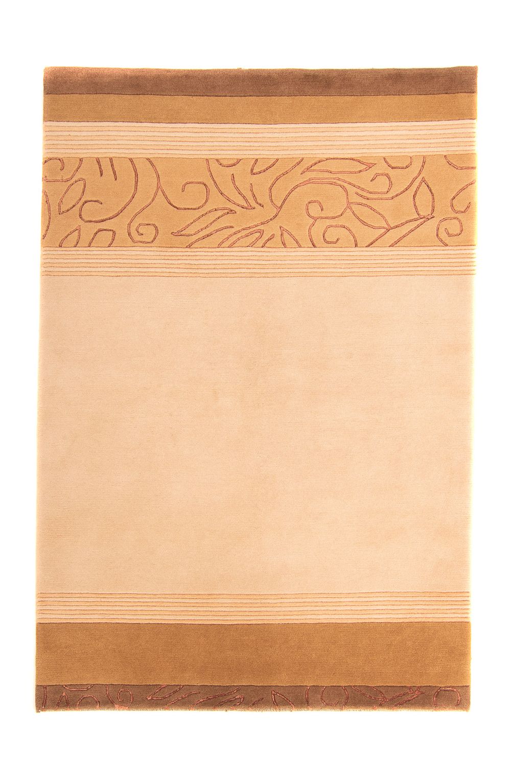 Alfombra de Nepal - 200 x 144 cm - marrón claro