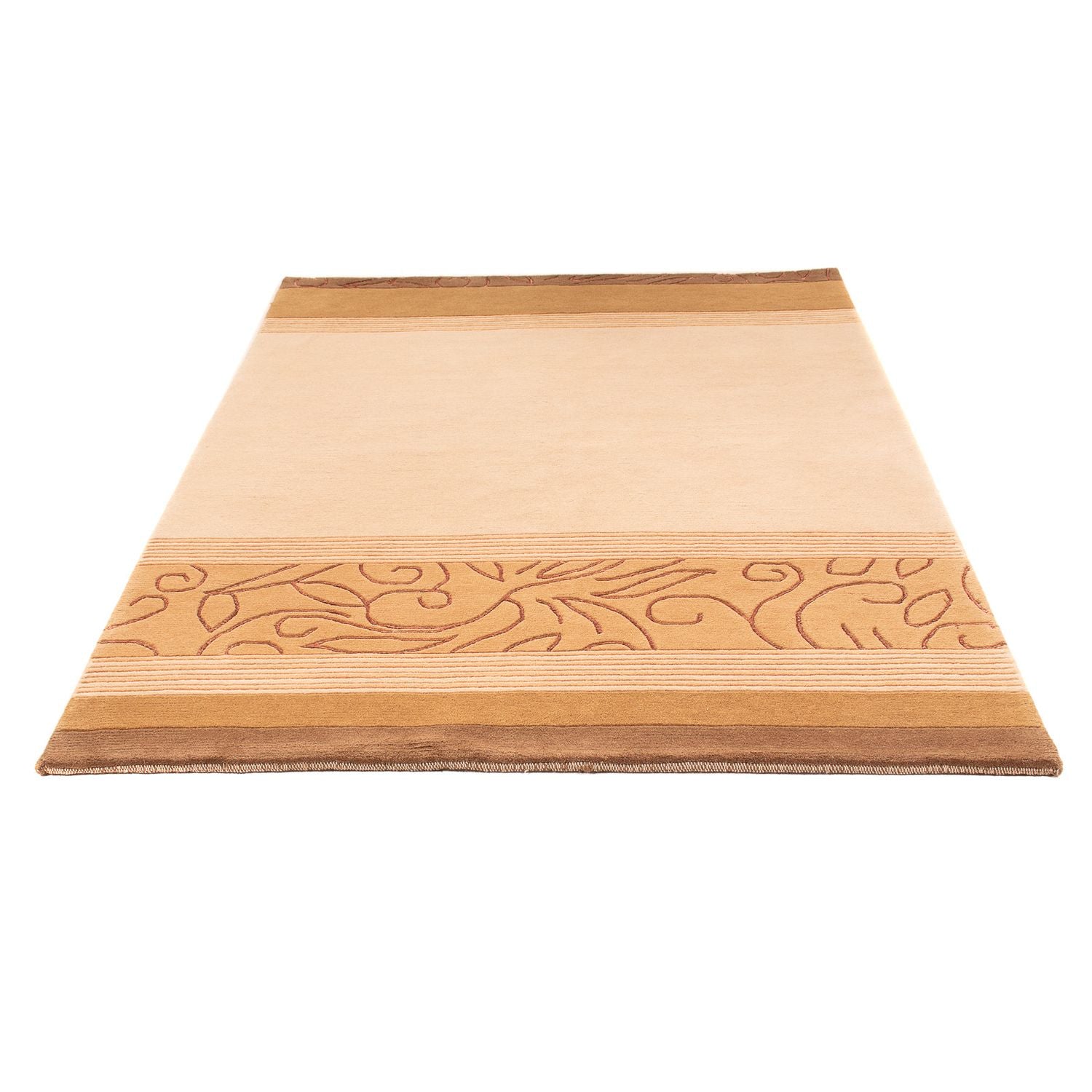 Alfombra de Nepal - 200 x 144 cm - marrón claro