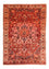 Alfombra persa - Nómada - 210 x 162 cm - rojo claro