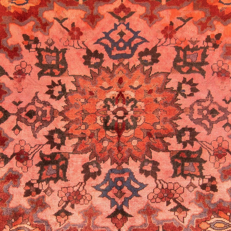 Alfombra persa - Nómada - 210 x 162 cm - rojo claro