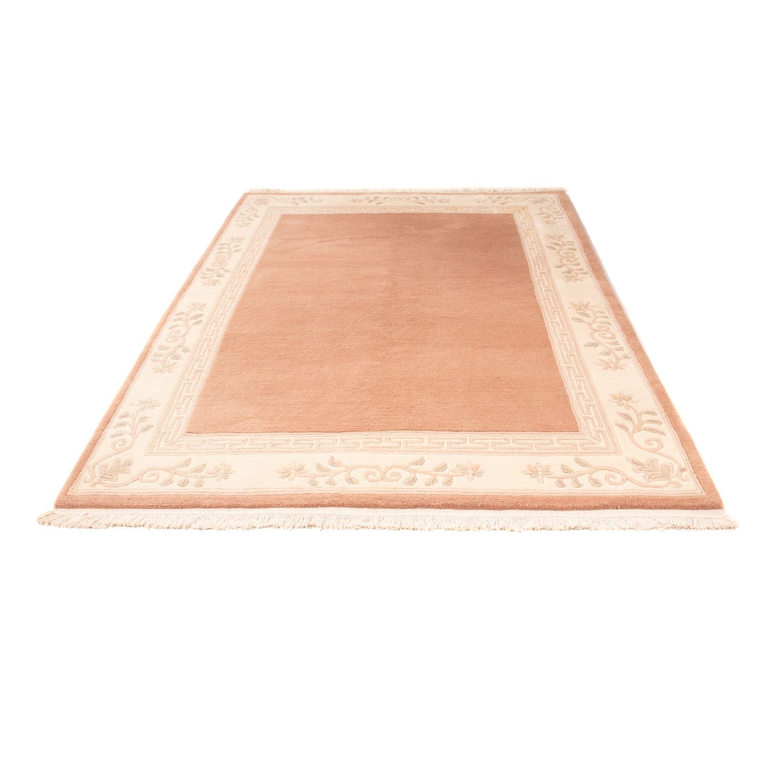 Alfombra de Nepal - 242 x 168 cm - marrón claro