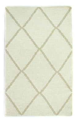 Alfombra Kelim - Tendencia - 90 x 60 cm - beige
