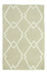 Alfombra Kelim - Tendencia - 90 x 60 cm - beige