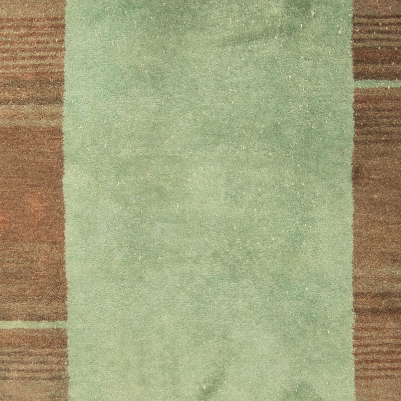Alfombra de lana - 193 x 137 cm - verde