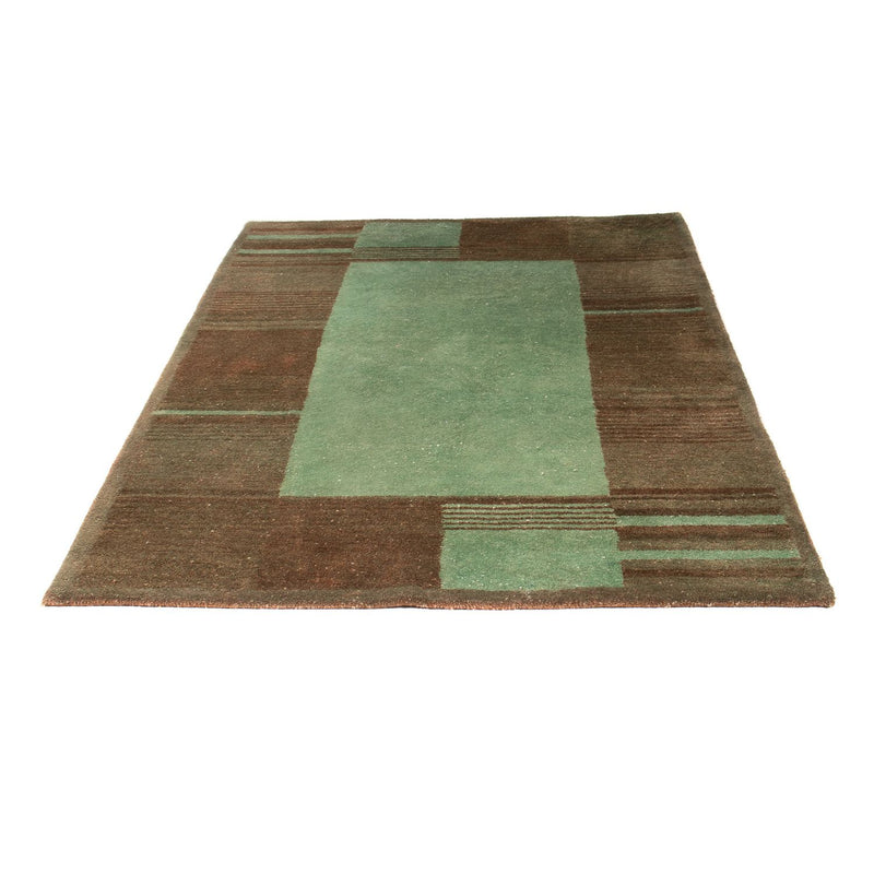 Alfombra de lana - 193 x 137 cm - verde
