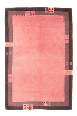 Alfombra de Nepal - 225 x 160 cm - rosa
