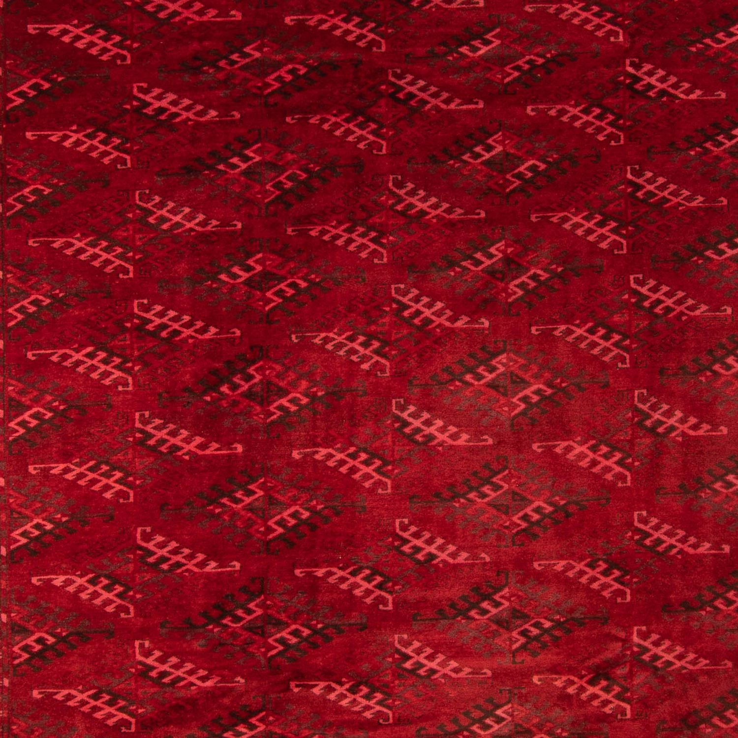 Alfombra afgana - 323 x 279 cm - rojo