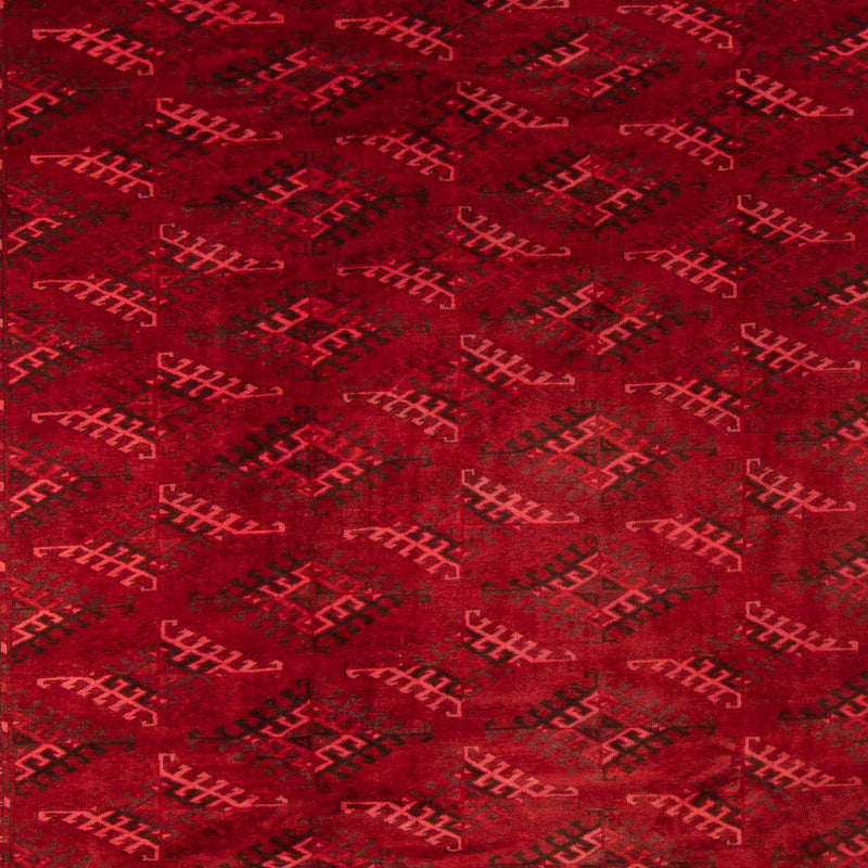Alfombra afgana - 323 x 279 cm - rojo