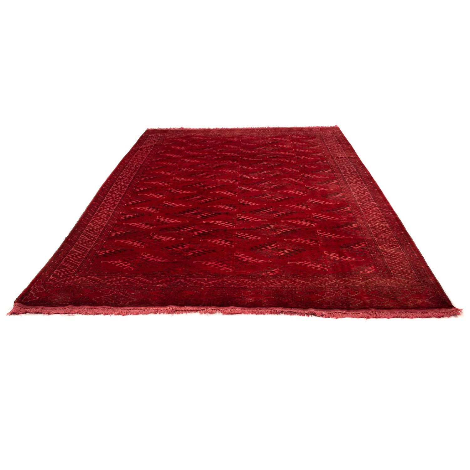 Alfombra afgana - 323 x 279 cm - rojo