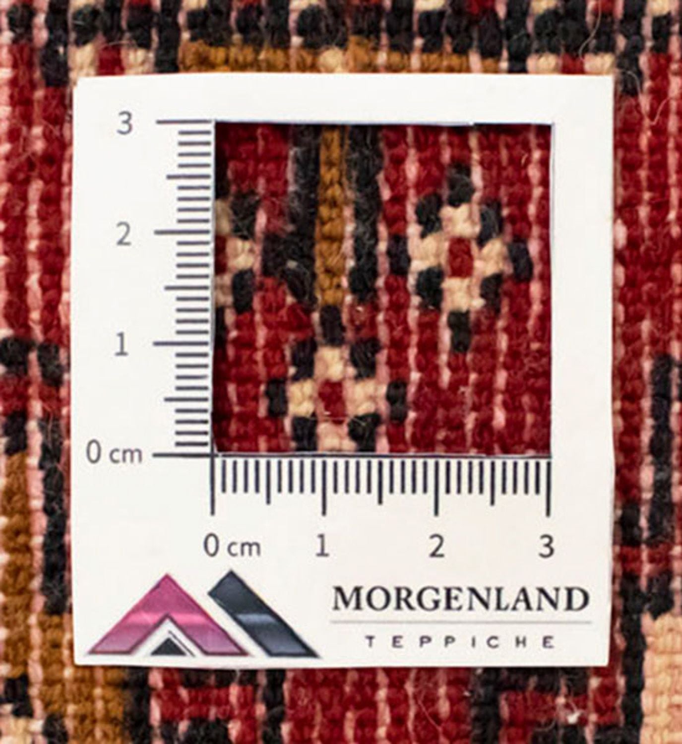 Alfombra Turkaman - 130 x 60 cm - rojo