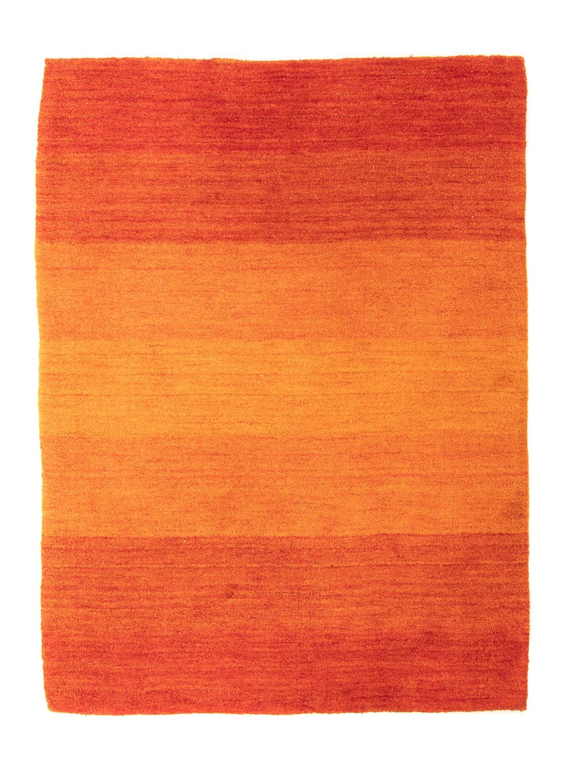 Alfombra de lana - 190 x 135 cm - naranja