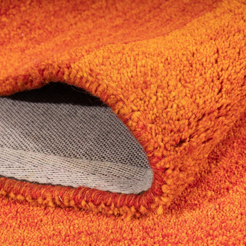Alfombra de lana - 190 x 135 cm - naranja