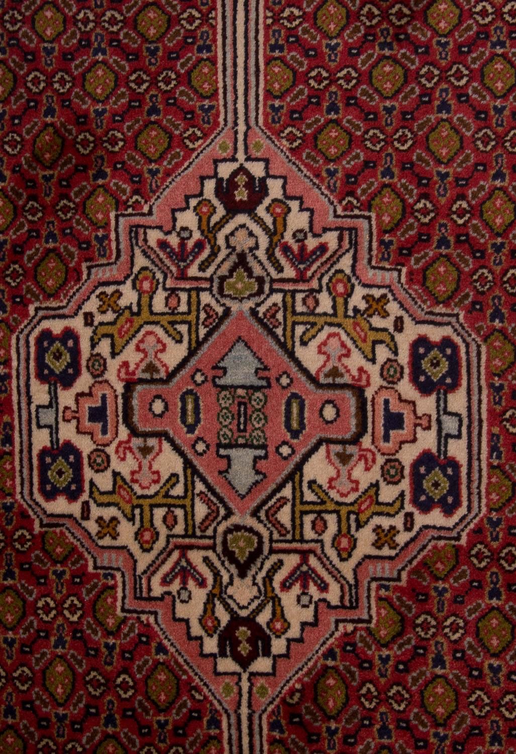Alfombra de pasillo Alfombra persa - Clásica - 305 x 78 cm - rojo claro
