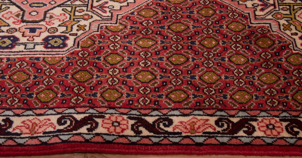 Alfombra de pasillo Alfombra persa - Clásica - 305 x 78 cm - rojo claro