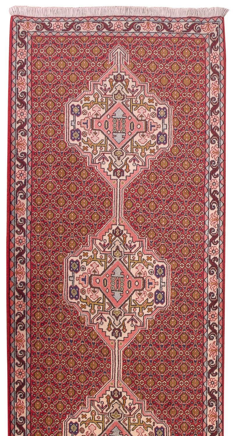 Alfombra de pasillo Alfombra persa - Clásica - 305 x 78 cm - rojo claro