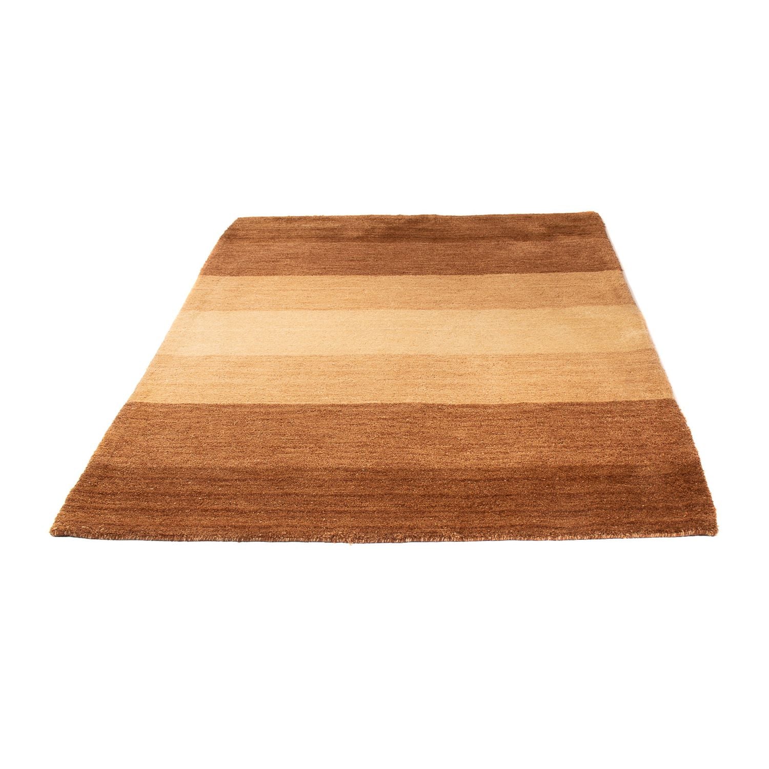 Alfombra de lana - 200 x 138 cm - marrón