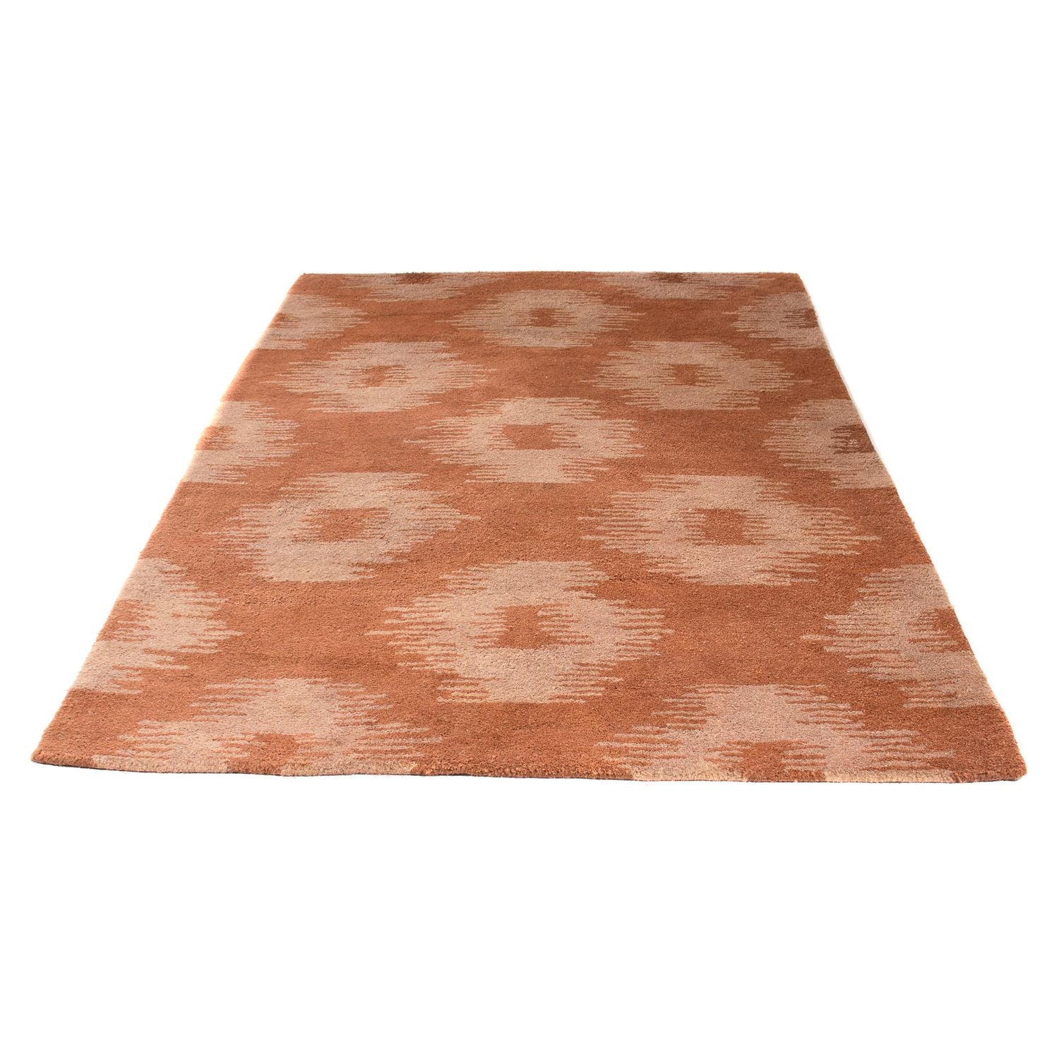 Alfombra de lana - 235 x 148 cm - marrón