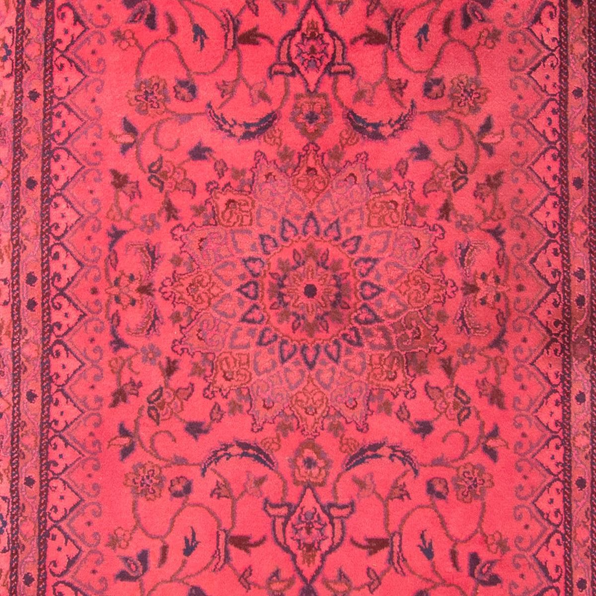Alfombra persa - Nain - 195 x 120 cm - rojo claro