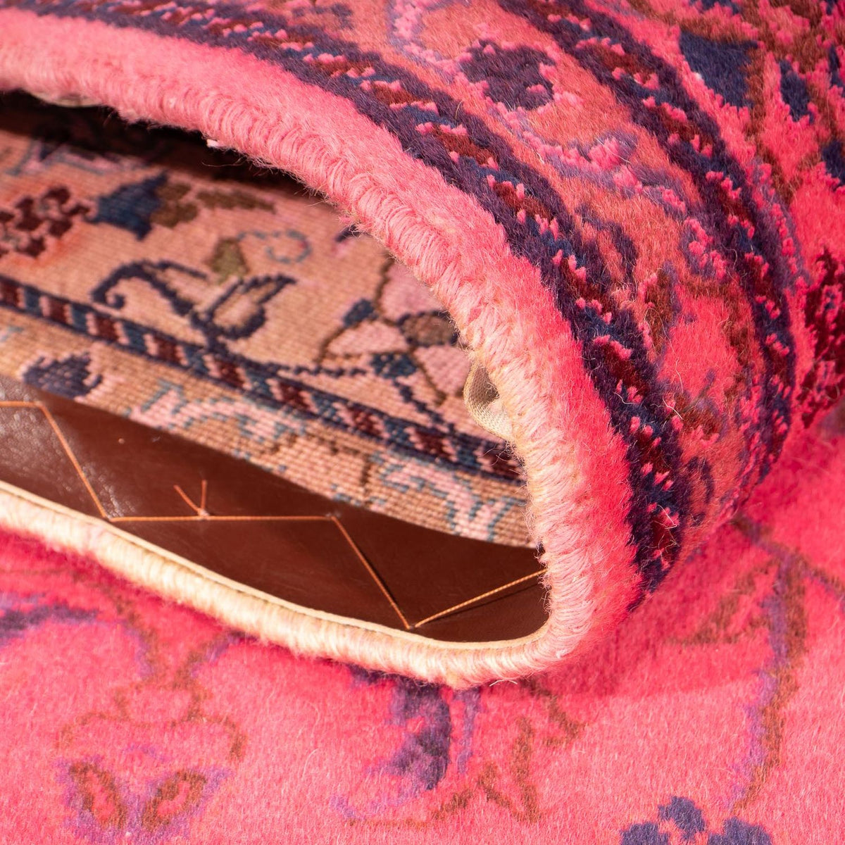 Alfombra persa - Nain - 195 x 120 cm - rojo claro