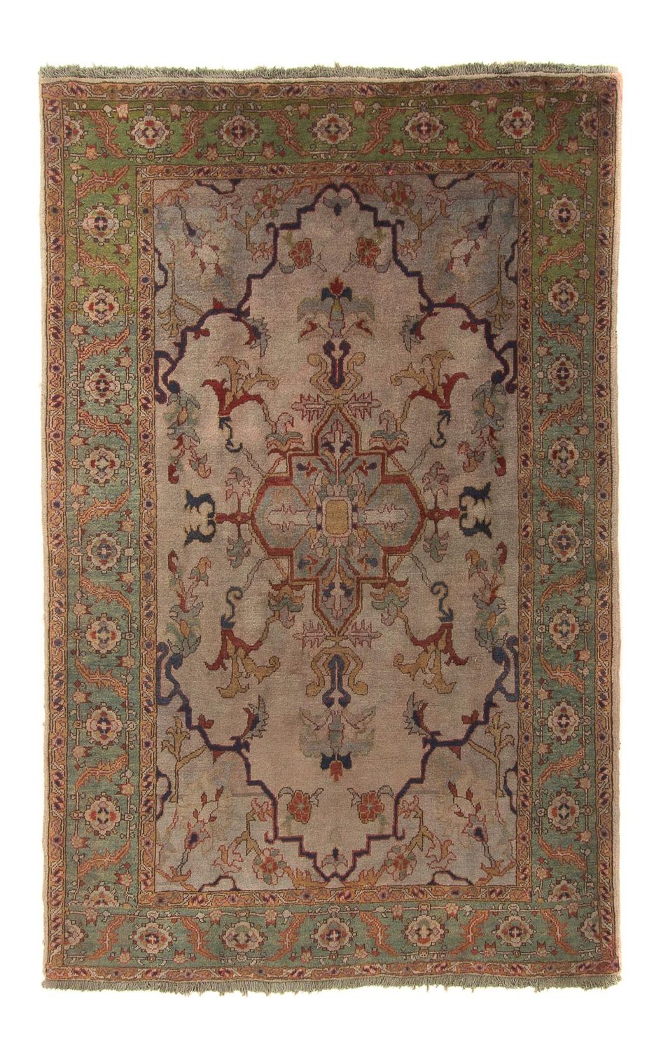 Alfombra persa - Keshan - 220 x 160 cm - chocolate claro