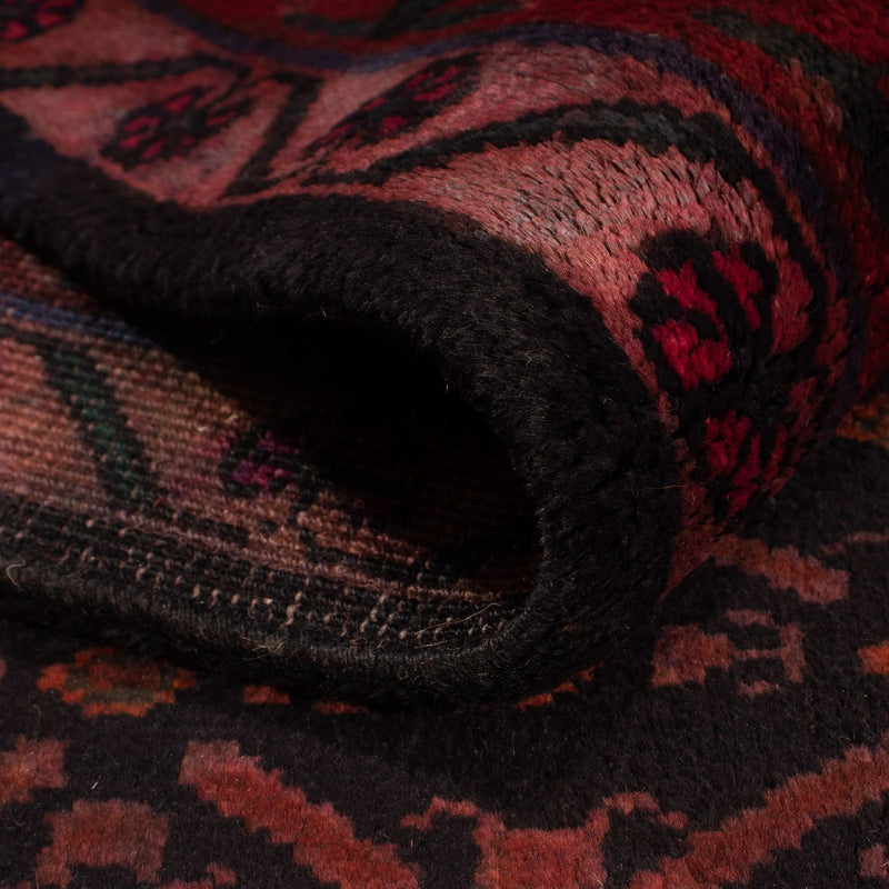 Alfombra persa - Nómada - 300 x 155 cm - rojo oscuro