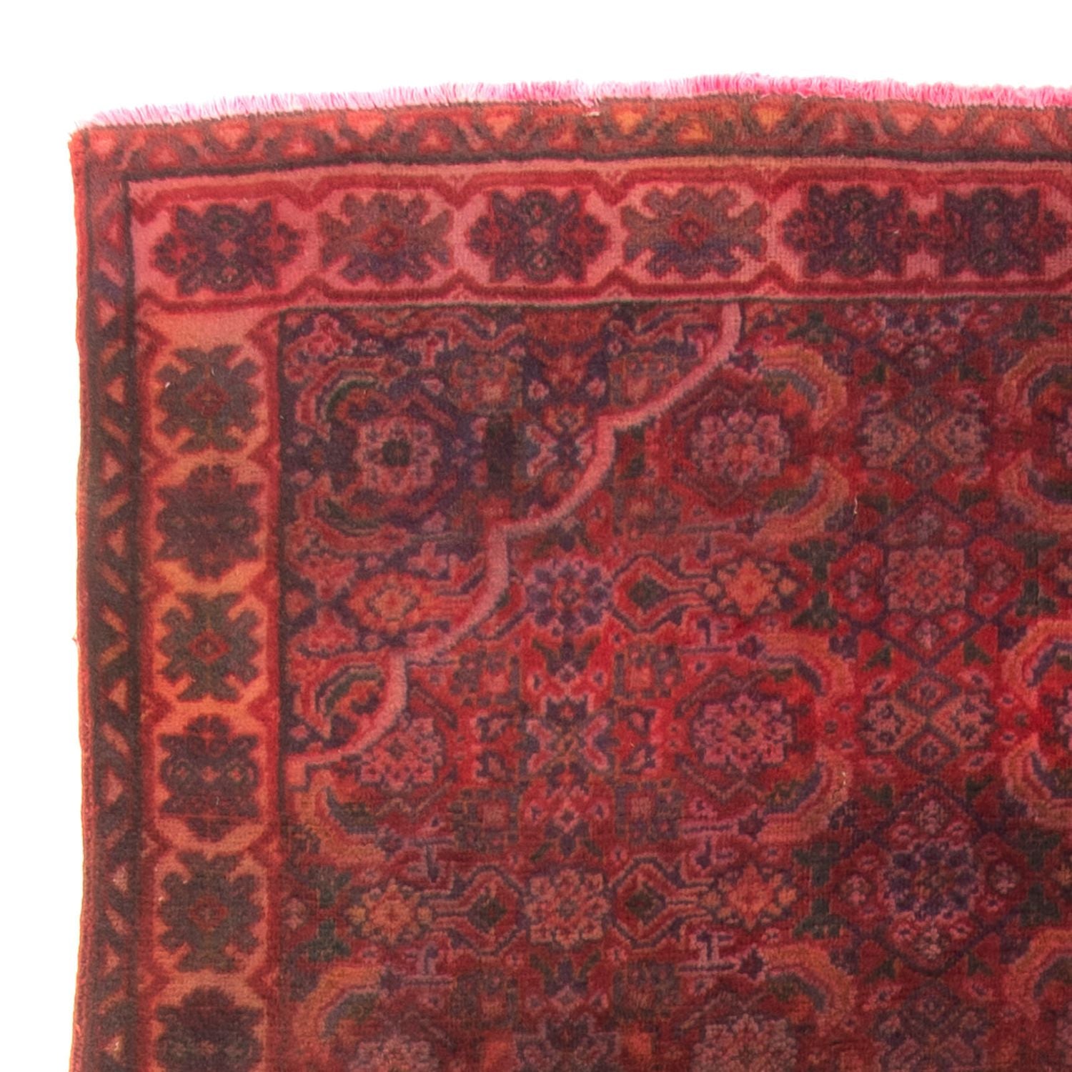 Alfombra de pasillo Alfombra persa - Nómada - 323 x 115 cm - rojo oscuro
