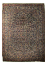 Alfombra persa - Keshan - 350 x 250 cm - marrón oscuro