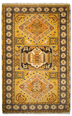 Alfombra oriental - 154 x 95 cm - oro