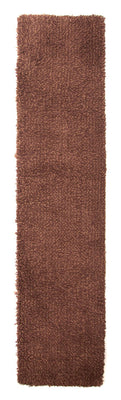 Alfombra de pasillo Alfombra de pelo largo - 295 x 66 cm - marrón