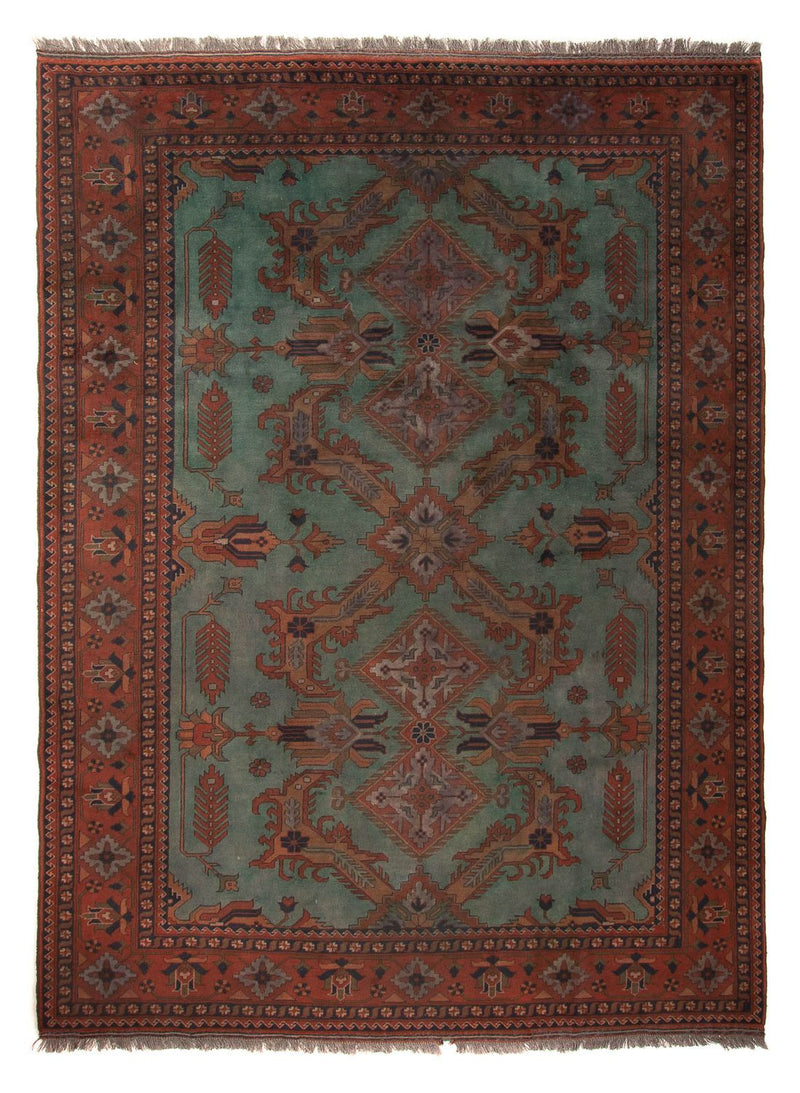 Alfombra afgana - Hatschlu - 307 x 220 cm - marrón