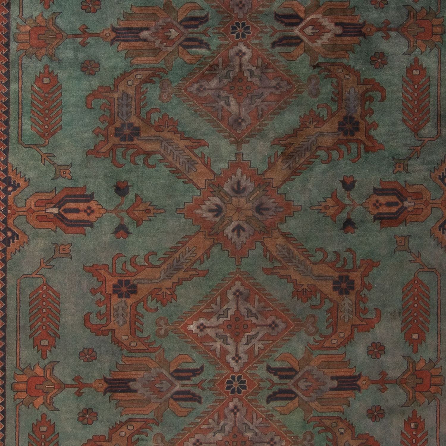 Alfombra afgana - Hatschlu - 307 x 220 cm - marrón