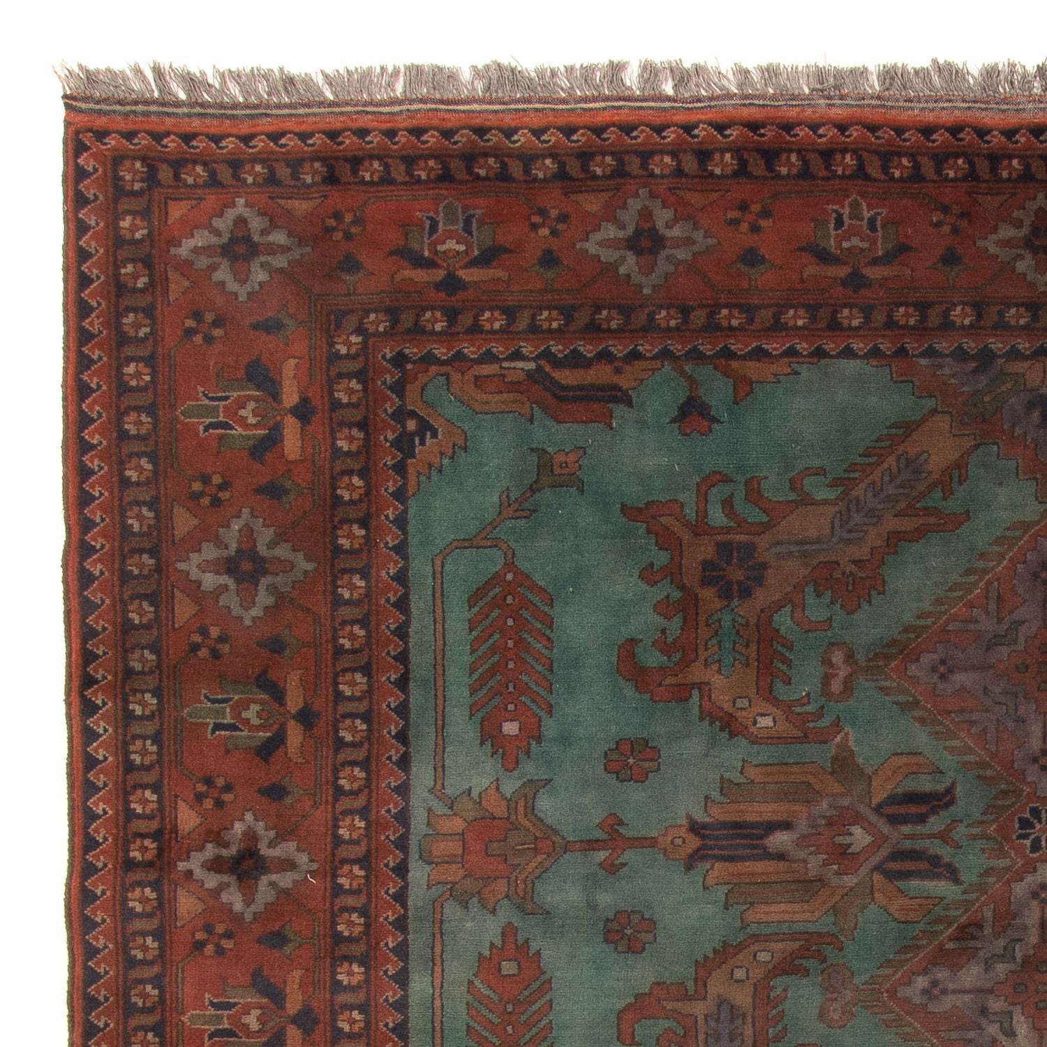 Alfombra afgana - Hatschlu - 307 x 220 cm - marrón