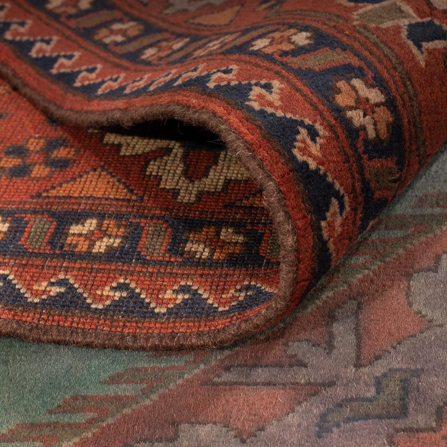 Alfombra afgana - Hatschlu - 307 x 220 cm - marrón