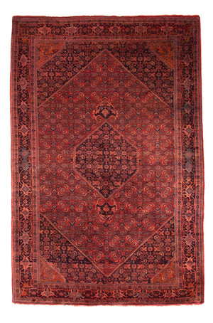 Alfombra persa - Bidjar - 327 x 220 cm - rojo oscuro