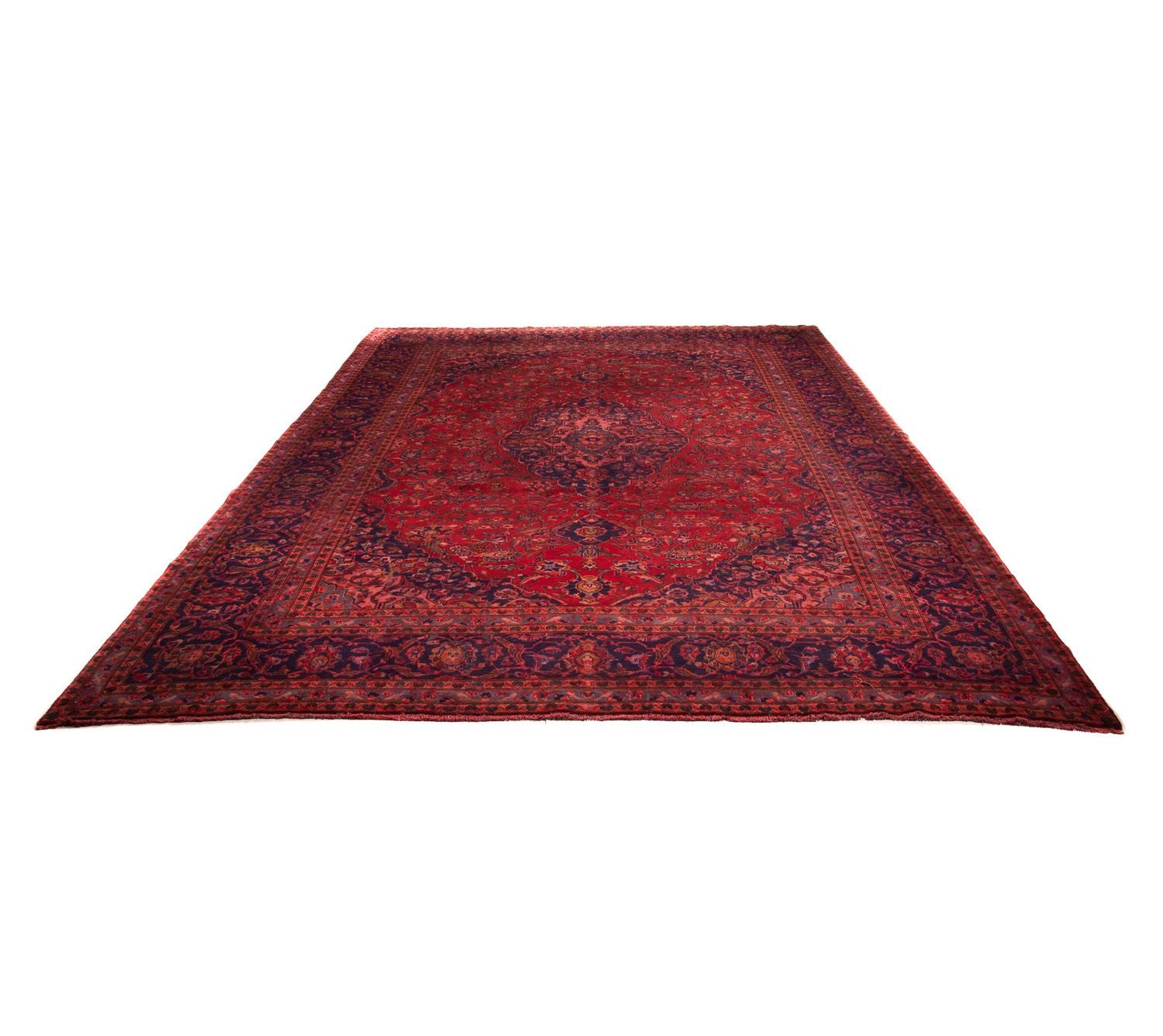 Alfombra persa - Keshan - 425 x 300 cm - rojo
