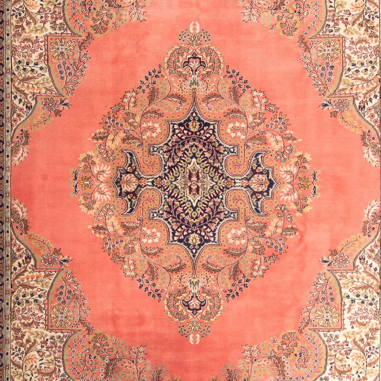 Alfombra oriental - Keshan - Indus - 383 x 283 cm - beige