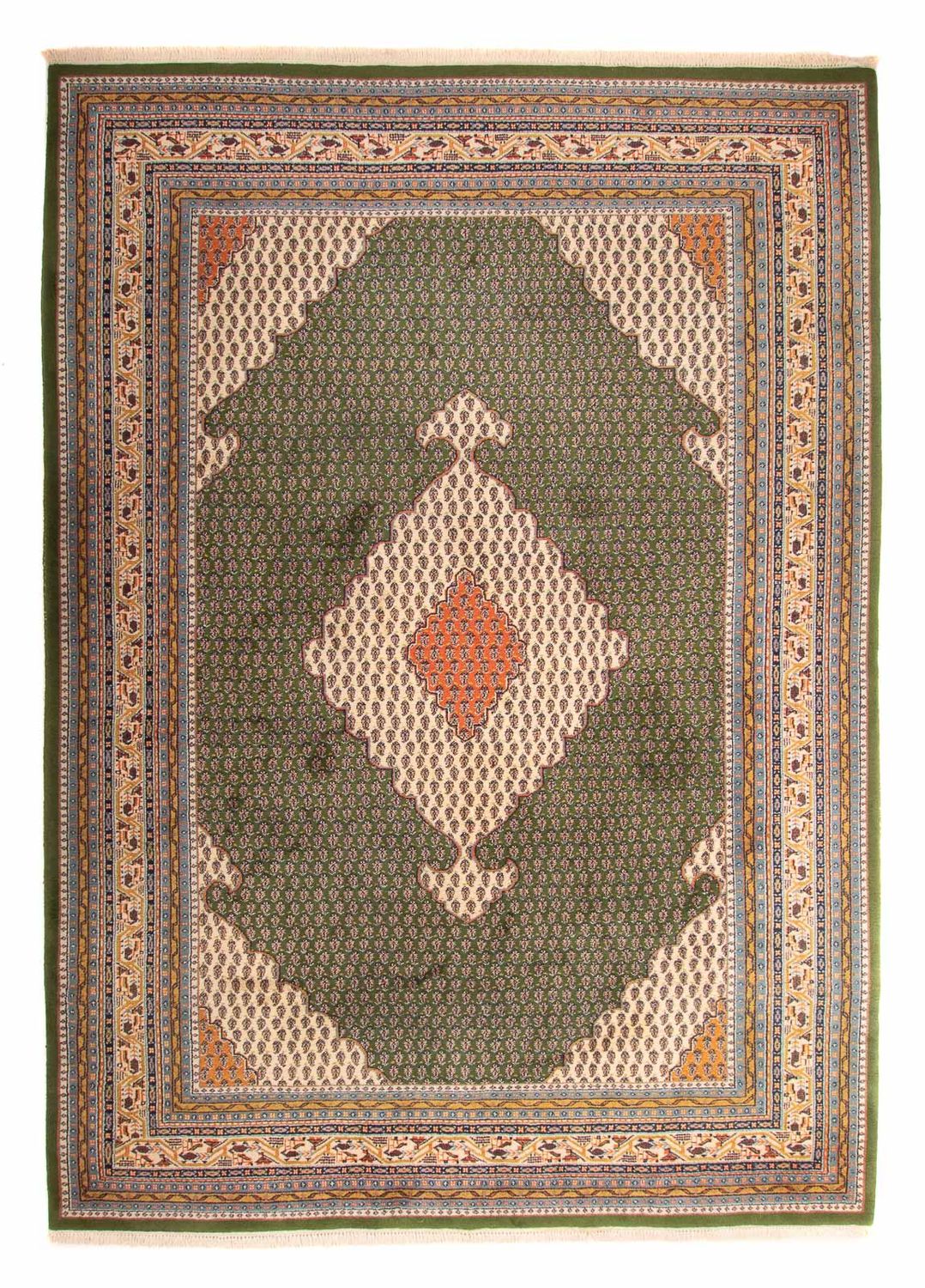 Alfombra oriental - Mir - Indus - 348 x 240 cm - verde