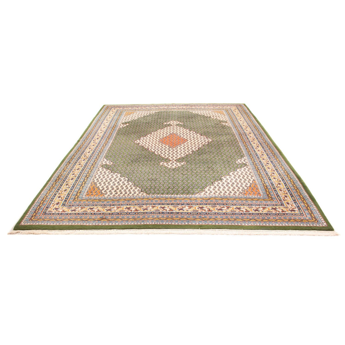 Alfombra oriental - Mir - Indus - 348 x 240 cm - verde