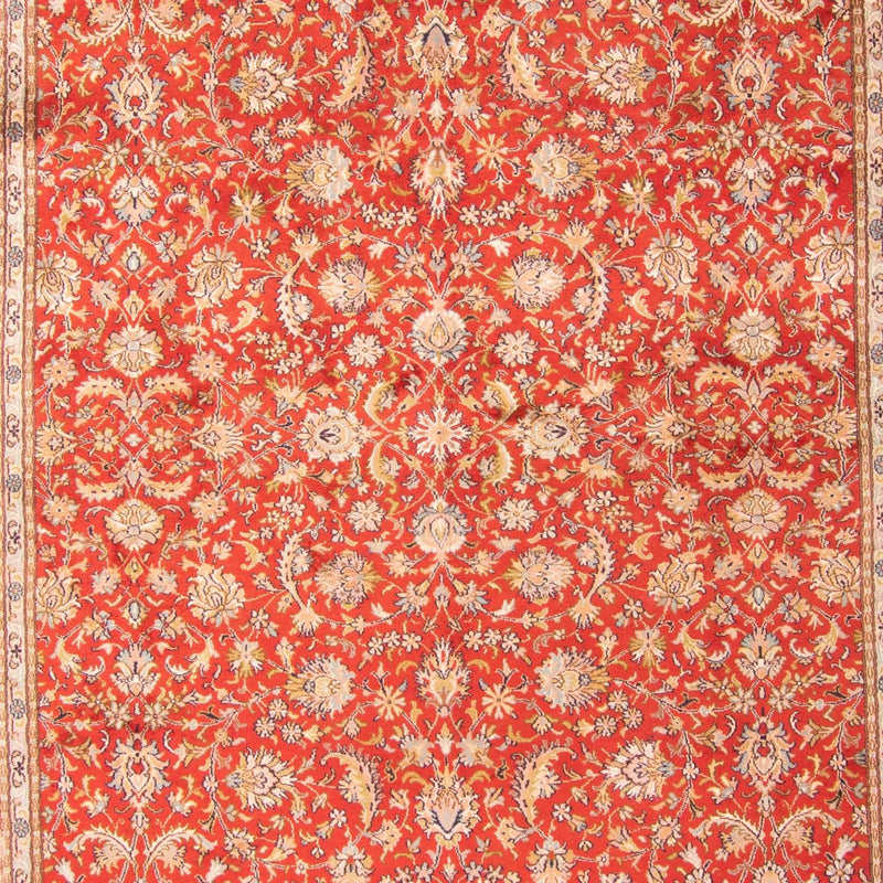 Alfombra de seda - Seda de Cachemira - 277 x 186 cm - rojo