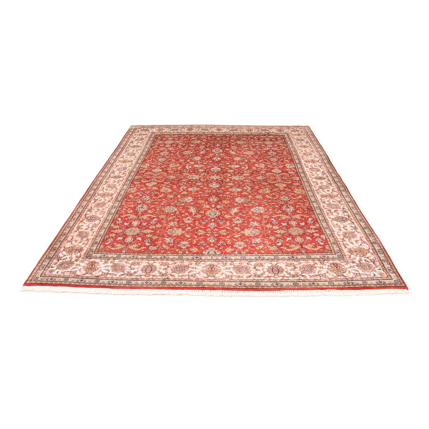 Alfombra de seda - Seda de Cachemira - 277 x 186 cm - rojo