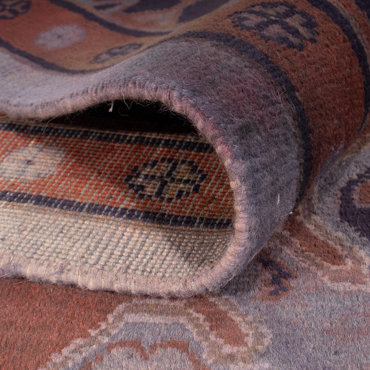 Alfombra persa - Nómada - 340 x 250 cm - marrón oscuro