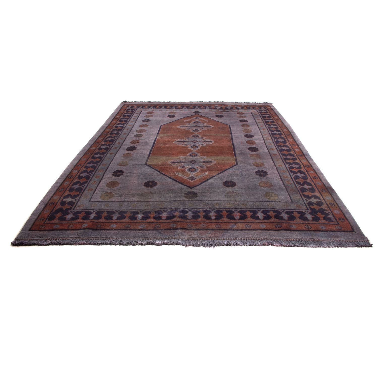 Alfombra persa - Nómada - 340 x 250 cm - marrón oscuro