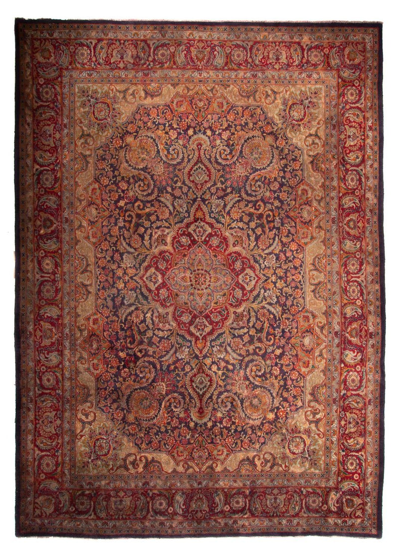 Alfombra persa - Clásica - 383 x 295 cm - rojo oscuro