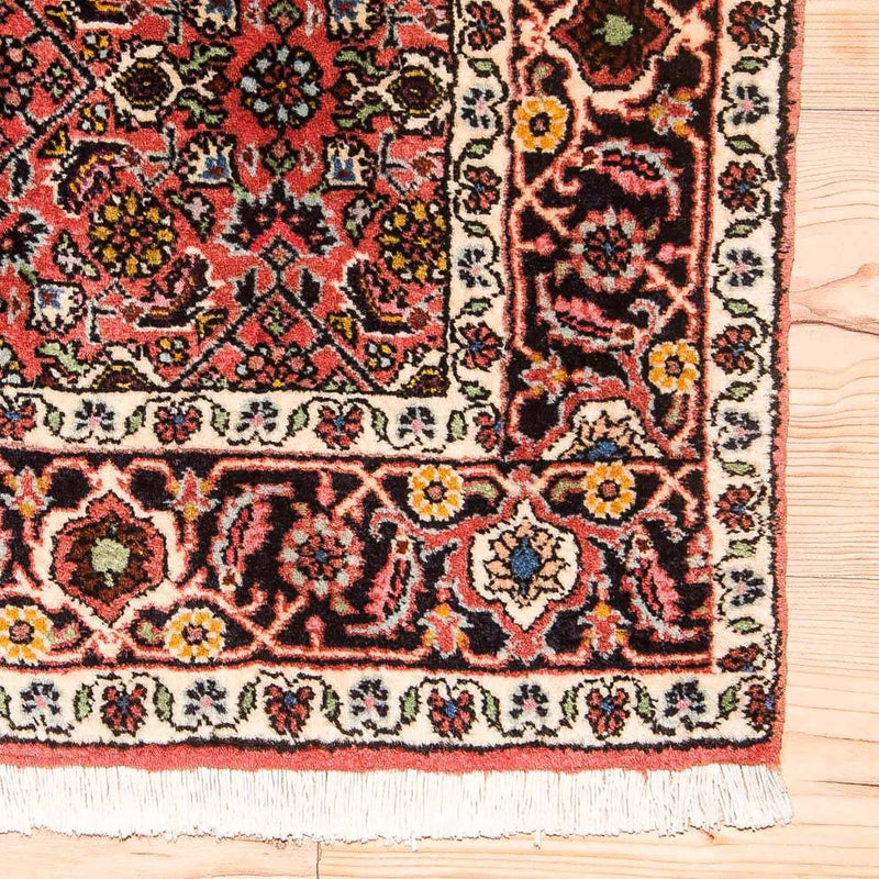 Alfombra de pasillo Alfombra persa - Bidjar - 301 x 87 cm - rojo