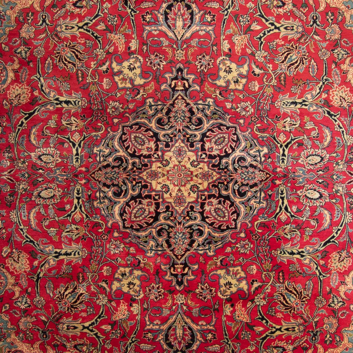 Alfombra persa - Clásica - 366 x 267 cm - rojo oscuro