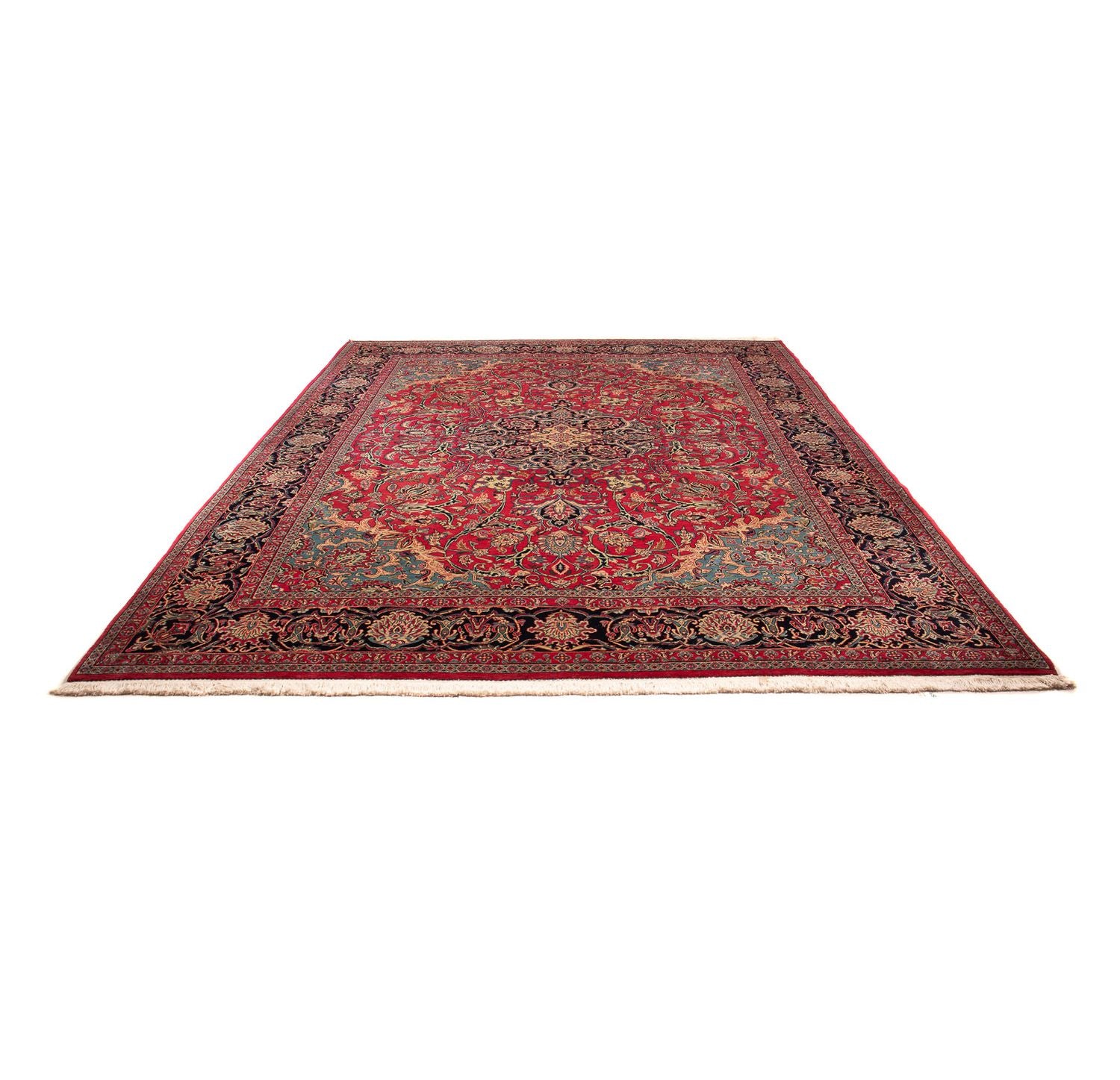 Alfombra persa - Clásica - 366 x 267 cm - rojo oscuro