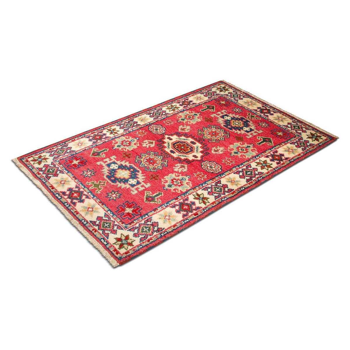 Alfombra oriental - 157 x 96 cm - rojo